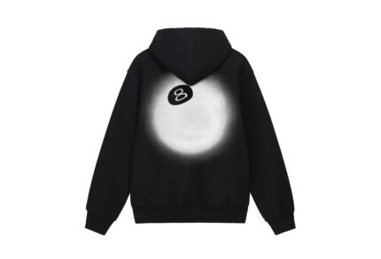 8 BALL FADE BLACK HOODIE