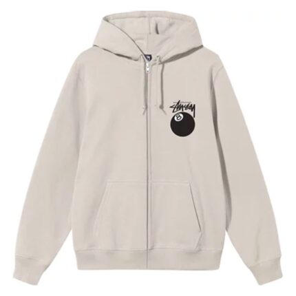 Stussy 8 Ball Zip-Up Hoodie