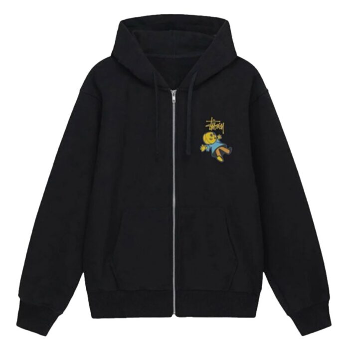 Stussy Dollie Zip-Up Hoodie Black