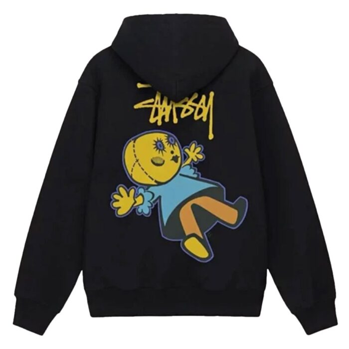 Stussy Dollie Zip-Up Hoodie Black