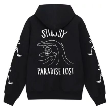 Stussy Paradise Lost Zip Hoodie Black