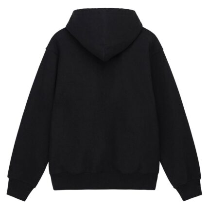 Stussy Rat Zip-Up Hoodie Black