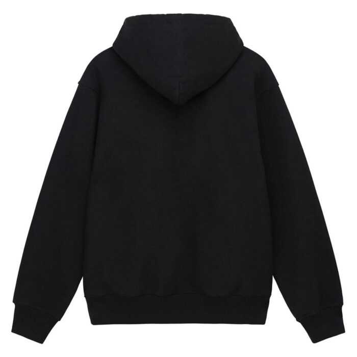 Stussy Rat Zip-Up Hoodie Black