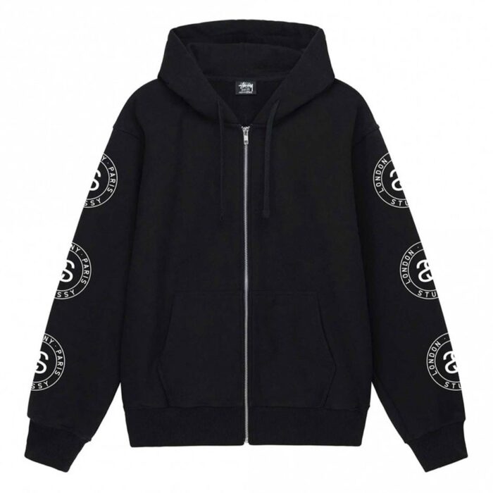 Stussy Seal Zip-Up Hoodie