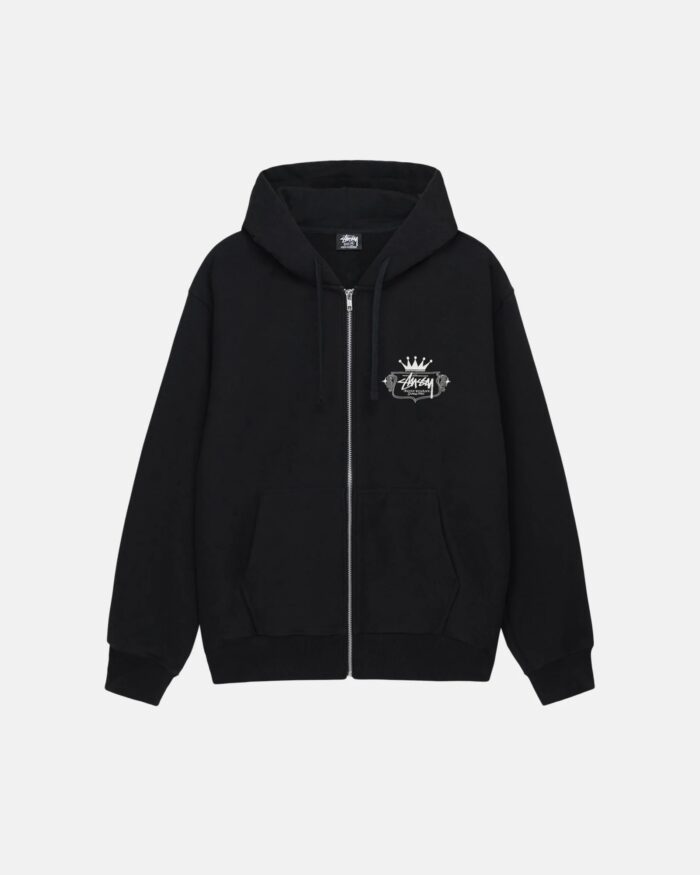 STUSSY BUILT TO LAST ZIP HOODIE