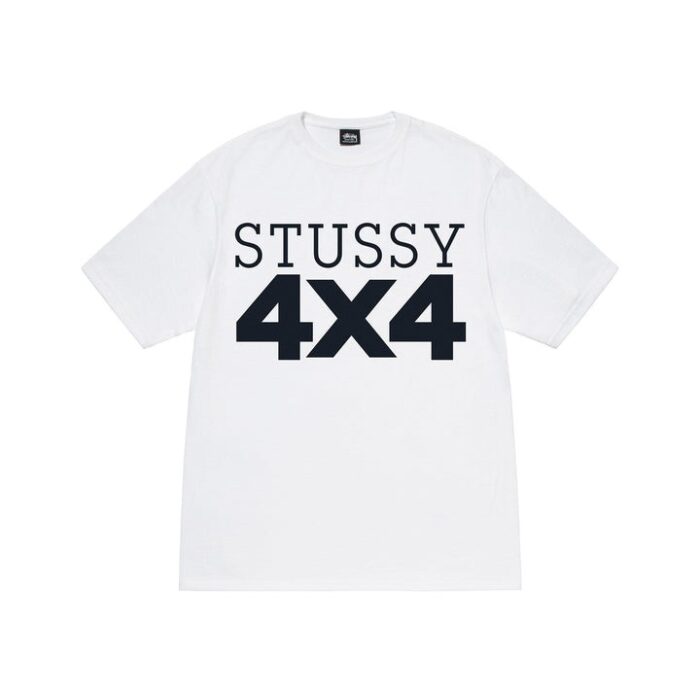 STUSSY 4X4 TEE WHITE