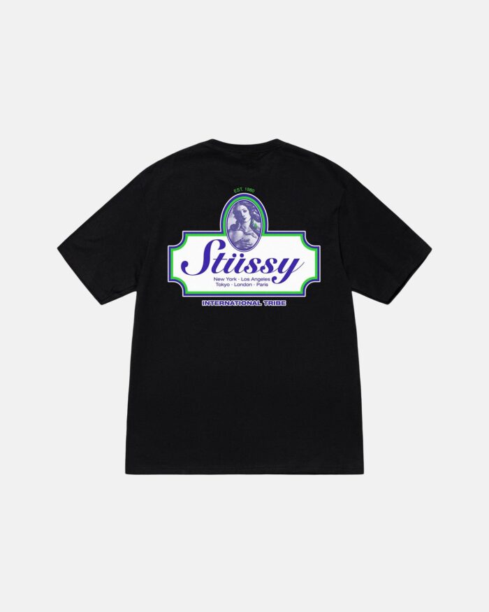 STUSSY AUTHENTIC TEE BLACK