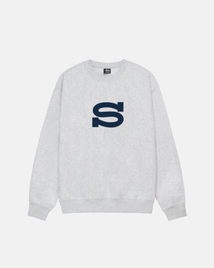 STUSSY LETTERMAN CREW – White