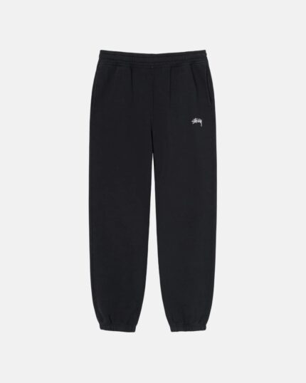 STUSSY BLACK LOGO SWEATPANT